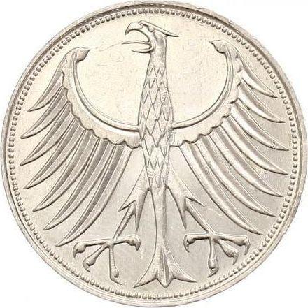Revers 5 Mark 1964 D - Silbermünze Wert - Deutschland, BRD