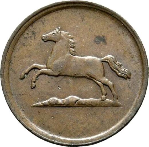 Obverse 1 Pfennig 1855 B - Coin Value - Brunswick-Wolfenbüttel, William