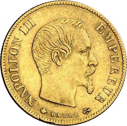 Obverse 10 Francs 1859 BB "Type 1855-1860" - Gold Coin Value - France, Napoleon III