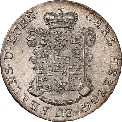 Awers monety - 24 mariengroschen 1824 CvC - cena srebrnej monety - Brunszwik-Wolfenbüttel, Karol II