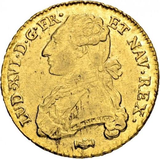 Obverse Double Louis d'Or 1776 K - Gold Coin Value - France, Louis XVI