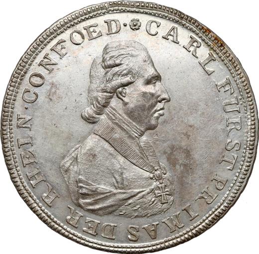 Avers Taler 1809 B - Silbermünze Wert - Regensburg, Carl Theodor von Dalberg