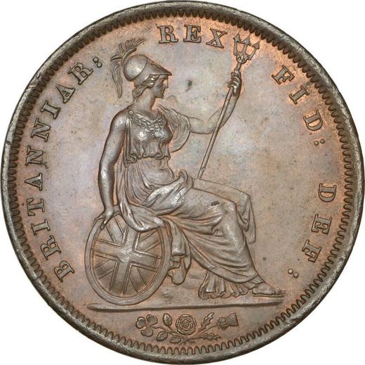 Reverse Penny 1825 - Coin Value - United Kingdom, George IV