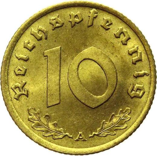 Obverse 10 Reichspfennig 1939 A "Type 1936-1939" -  Coin Value - Germany, Third Reich