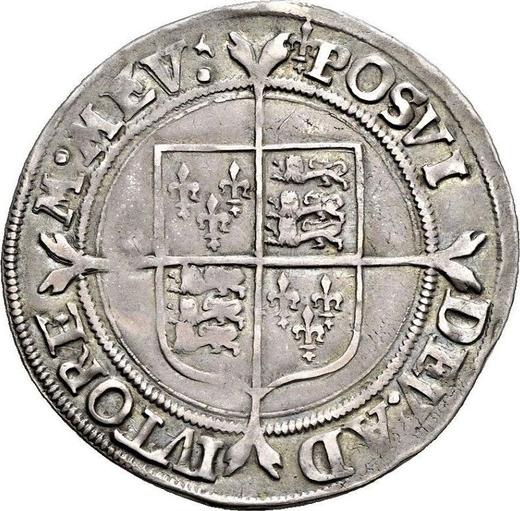 Reverse Shilling no date (1559-1660) "First issue" Dot border - Silver Coin Value - United Kingdom, Elizabeth I