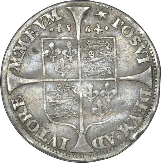 Reverse Threepence 1564 "Milled coinage" Broad bust - Silver Coin Value - United Kingdom, Elizabeth I