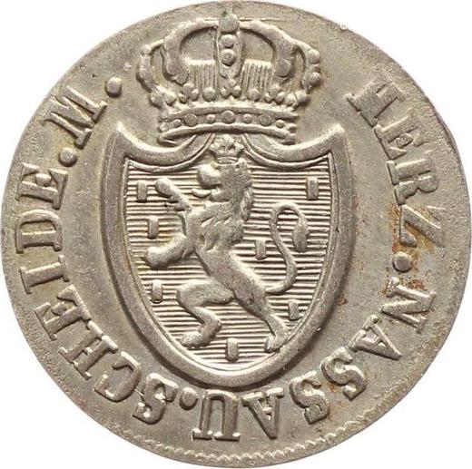 Obverse 3 Kreuzer 1814 - Silver Coin Value - Nassau, Frederick Augustus