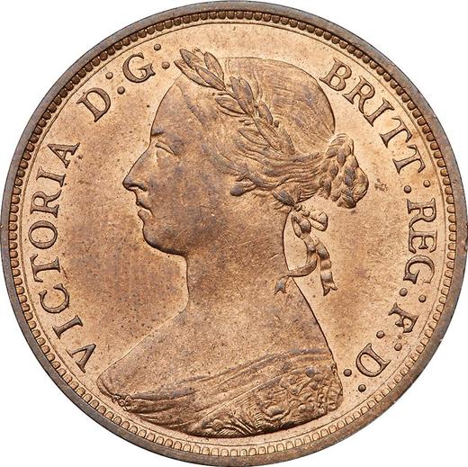 Awers monety - 1/2 pensa 1882 H - cena  monety - Wielka Brytania, Wiktoria