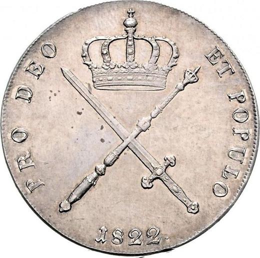 Revers Taler 1822 "Typ 1809-1825" - Silbermünze Wert - Bayern, Maximilian I