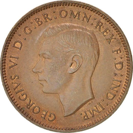 Avers 1 Farthing 1938 HP - Münze Wert - Großbritannien, Georg VI
