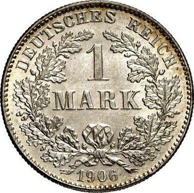 Obverse 1 Mark 1906 G "Type 1891-1916" - Silver Coin Value - Germany, German Empire