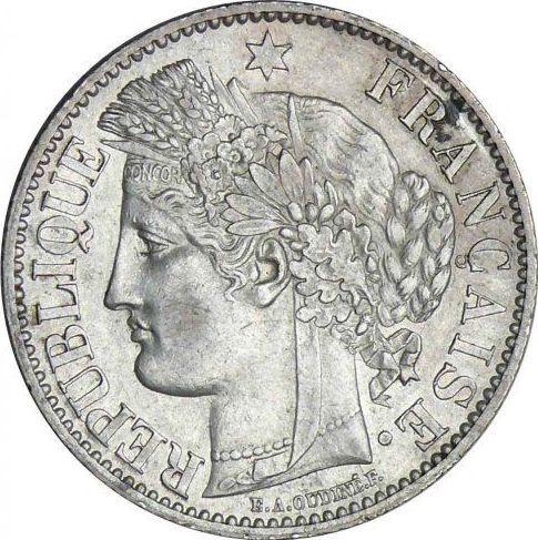 Obverse 2 Francs 1894 A "With Motto" - Silver Coin Value - France, Third Republic