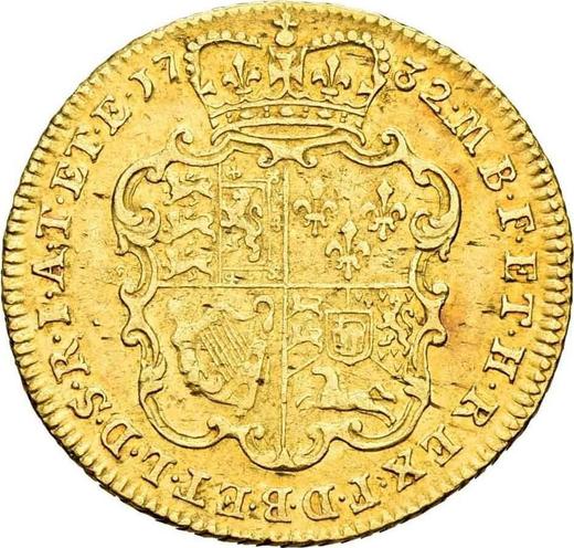 Reverse Guinea 1732 EIC "Young Head" Small lettering - Gold Coin Value - United Kingdom, George II