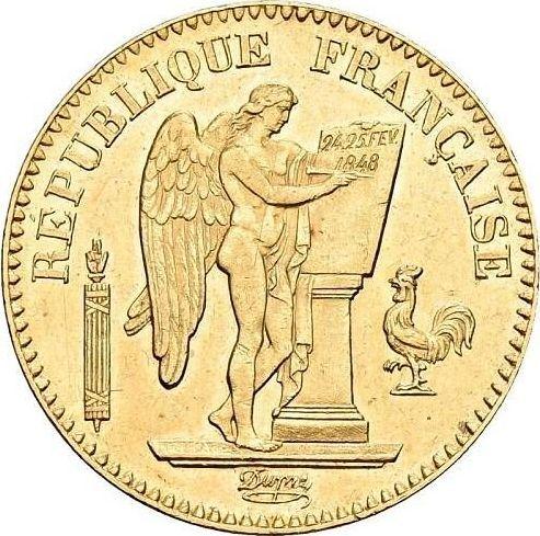 Awers monety - 20 franków 1848 A "Typ 1848-1849" - cena złotej monety - Francja, II Republika