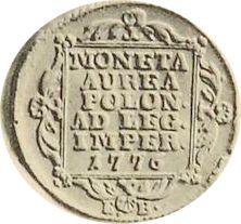 Reverse Ducat 1776 EB - Gold Coin Value - Poland, Stanislaus II Augustus