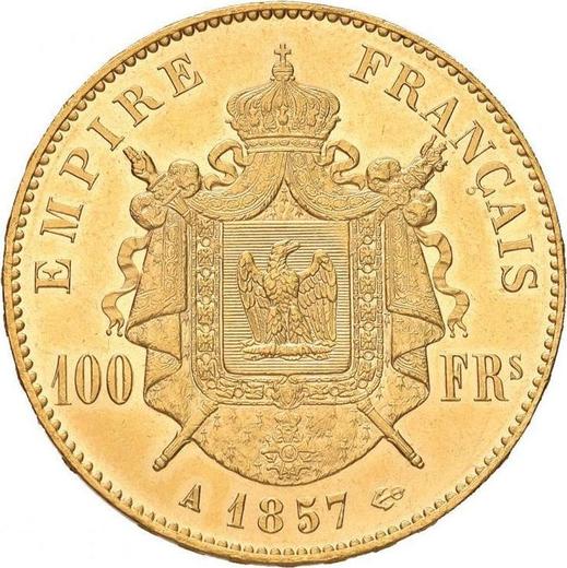 Reverse 100 Francs 1857 A "Type 1855-1860" - Gold Coin Value - France, Napoleon III