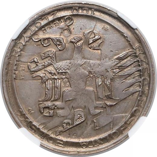 Avers Probe 100 Zlotych 1925 "Durchmesser 35 mm" Rubel-Rand 1924 - Silbermünze Wert - Polen, II Republik Polen