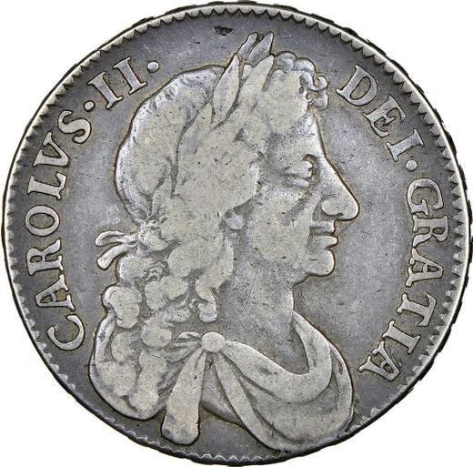 Obverse Halfcrown 1678 "Fourth laureate bust" - Silver Coin Value - United Kingdom, Charles II
