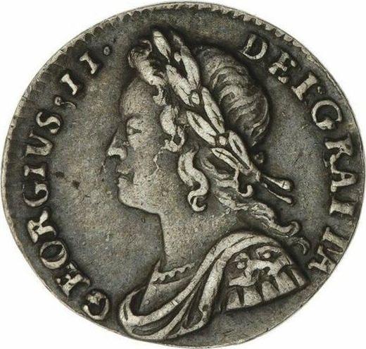 Avers 1 Penny 1729 - Silbermünze Wert - Großbritannien, Georg II