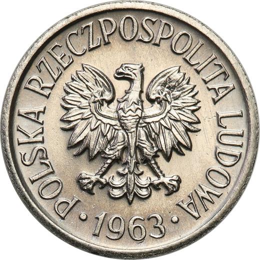 Obverse Pattern 5 Groszy 1963 Nickel -  Coin Value - Poland, Peoples Republic