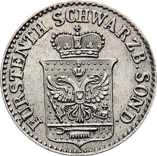 Avers 1/2 Silbergroschen 1851 A - Silbermünze Wert - Schwarzburg-Sondershausen, Günther Friedrich Carl II