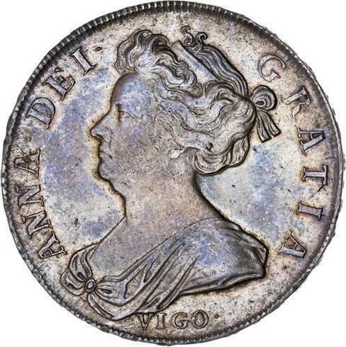 Avers 1/2 Krone 1703 VIGO - Silbermünze Wert - Großbritannien, Anne