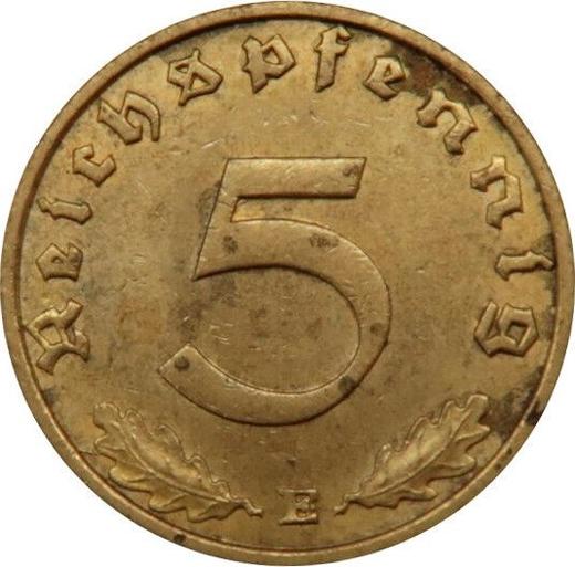 Obverse 5 Reichspfennig 1939 E "Type 1936-1939" -  Coin Value - Germany, Third Reich