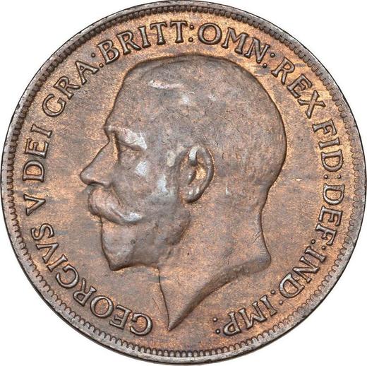 Obverse Penny 1919 H "Type 1911-1936" -  Coin Value - United Kingdom, George V