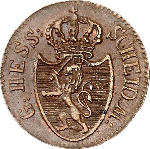 Anverso 1/4 kreuzer 1809 "Tipo 1809-1816" - valor de la moneda  - Hesse-Darmstadt, Luis I