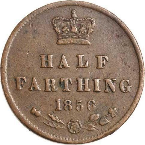 Reverse Half Farthing 1856 -  Coin Value - United Kingdom, Victoria
