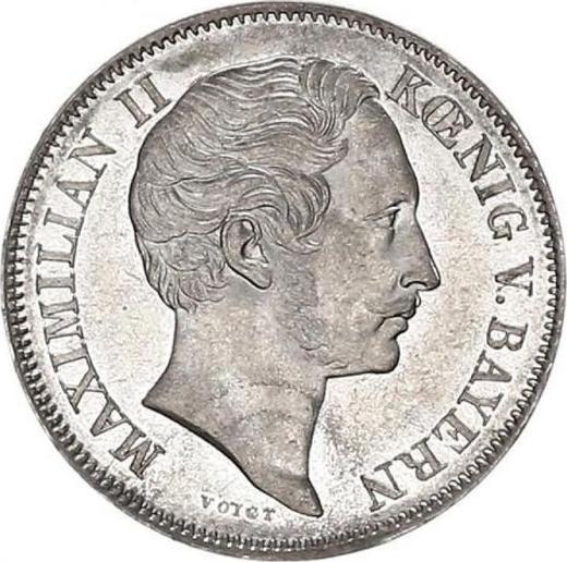 Obverse 1/2 Gulden 1854 - Silver Coin Value - Bavaria, Maximilian II