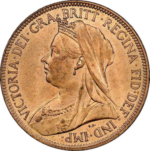 Obverse Halfpenny 1901 TB -  Coin Value - United Kingdom, Victoria