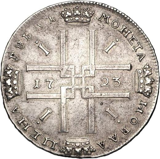 Revers Rubel 1723 "Porträt in antiken Rüstungen" Neuprägung - Silbermünze Wert - Rußland, Peter I