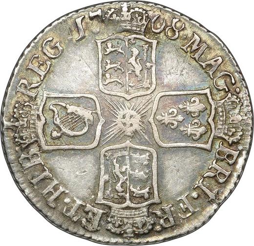 Reverse Sixpence 1708 E * "The Edinburgh Portrait" - Silver Coin Value - United Kingdom, Anne