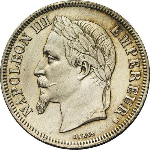 Obverse 2 Francs 1868 BB "Type 1866-1870" - Silver Coin Value - France, Napoleon III