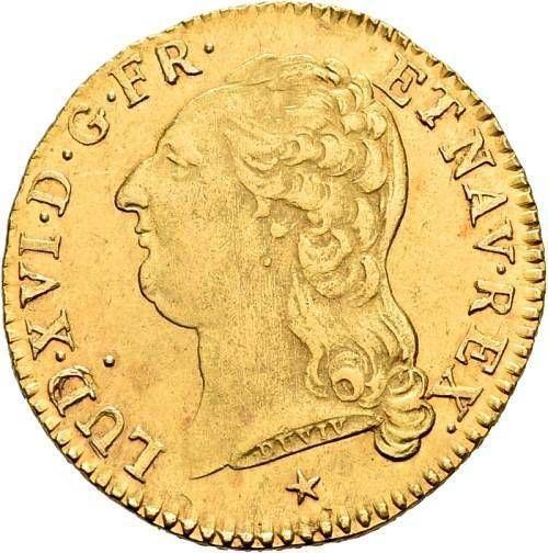 Avers Louis d’or 1787 W - Goldmünze Wert - Frankreich, Ludwig XVI