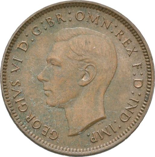 Avers 1 Farthing 1948 HP - Münze Wert - Großbritannien, Georg VI