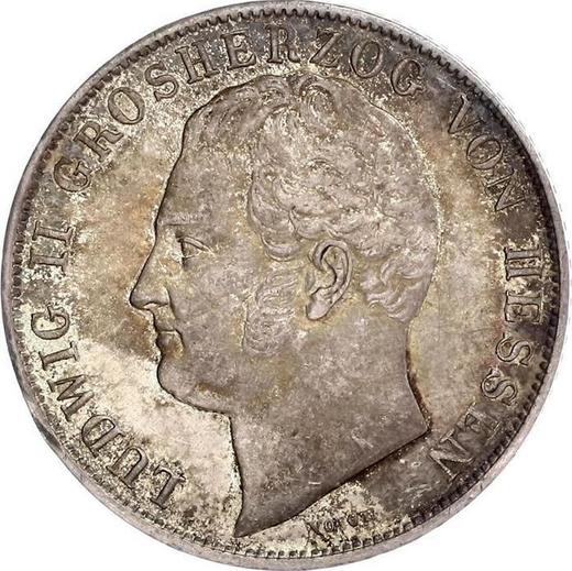 Obverse Gulden 1847 - Silver Coin Value - Hesse-Darmstadt, Louis II