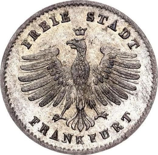 Obverse Kreuzer 1841 - Silver Coin Value - Frankfurt am Main, Free City