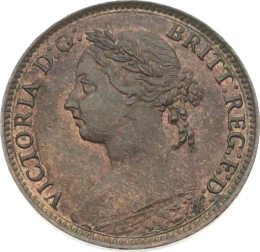 Awers monety - 1 farthing 1892 - cena monety - Wielka Brytania, Wiktoria