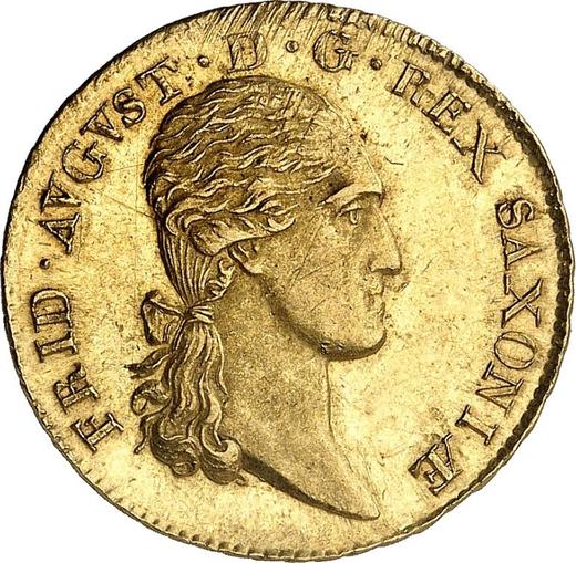 Avers 5 Taler 1811 S.G.H. - Goldmünze Wert - Sachsen-Albertinische, Friedrich August I