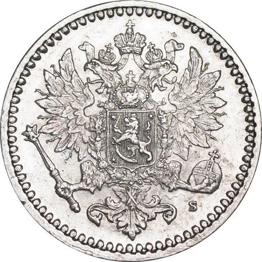 Obverse 50 Pennia 1871 S - Silver Coin Value - Finland, Grand Duchy
