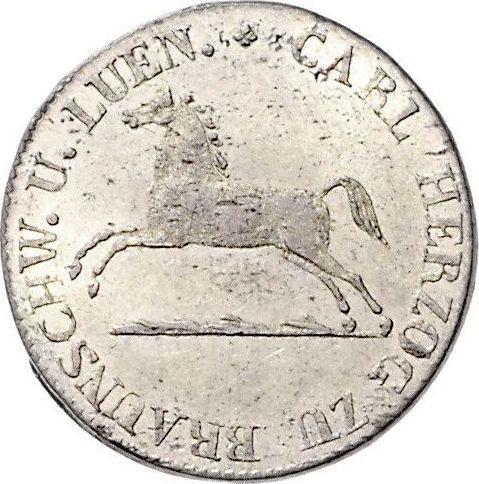 Obverse 1/12 Thaler 1829 CvC - Silver Coin Value - Brunswick-Wolfenbüttel, Charles II