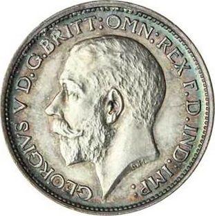 Obverse Fourpence (Groat) 1918 - Silver Coin Value - United Kingdom, George V