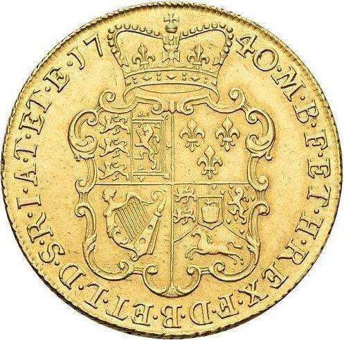 Reverse Two guinea 1740 "Intermediate Head" - Gold Coin Value - United Kingdom, George II