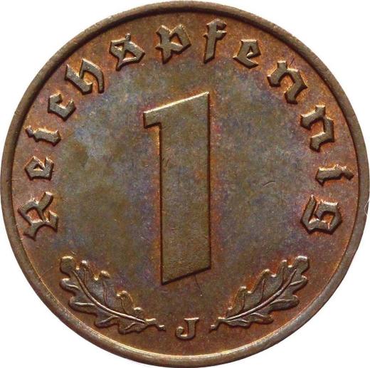 Obverse 1 Reichspfennig 1937 J "Type 1936-1940" -  Coin Value - Germany, Third Reich