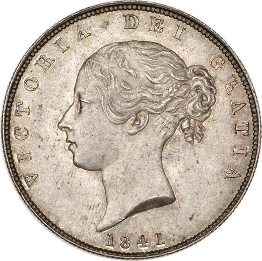 Avers 1/2 Krone 1841 - Silbermünze Wert - Großbritannien, Victoria