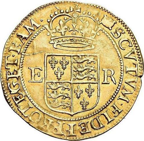 Reverso 1/2 libra Sin fecha (1583-1603) - valor de la moneda de oro - Gran Bretaña, Isabel I