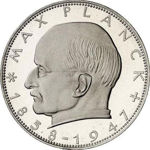 Obverse 2 Mark 1957 J "Max Planck" -  Coin Value - Germany, FRG