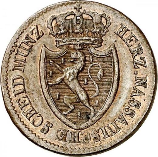 Obverse Kreuzer 1818 L "Type 1817-1818" - Coin Value - Nassau, William